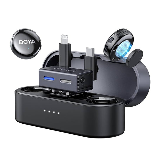 BOYALINK 3 AI-Powered Button-Sized Wireless Microphone