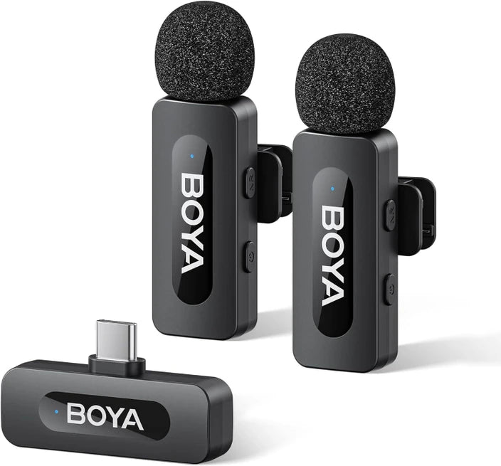 3 Years Warranty BOYA BY-V20 Wireless Microphone TYPE C