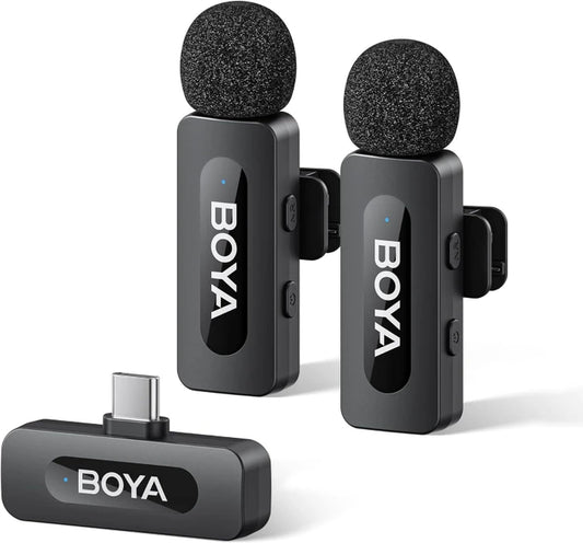 3 Years Warranty BOYA BY-V20 Wireless Microphone TYPE C