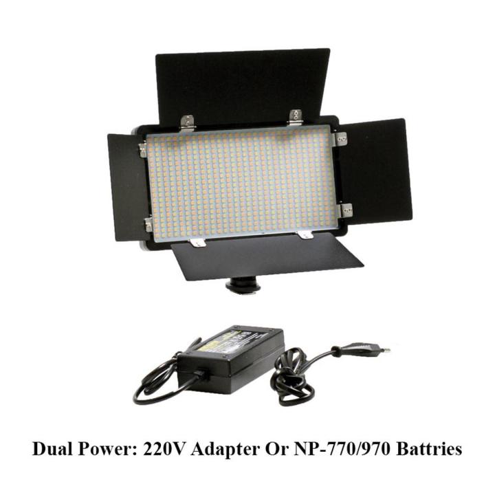 Video LED LIGHT 600 LEDs Video Camera Light For Studio