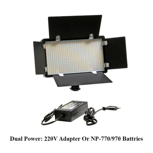 Video LED LIGHT 600 LEDs Video Camera Light For Studio